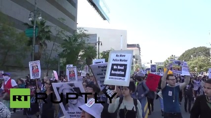 15 арестувани по време на протест против полицейската бруталност в Лос Анджелис
