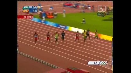 Usain Bolt постави световен рекорд на 100м.