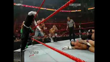 Raw 06.04.09 - Rey , Cena , Cm Punk,  Steambot & Jeff vs Edge,  Big Show,  Matt Hardy,  Kane & Y2j