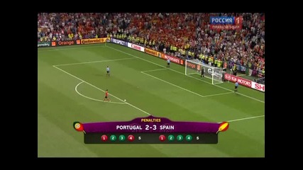 Пълна Драма! Първият Финалист На Euro 2012 ! Португалия 2 : 4 Испания