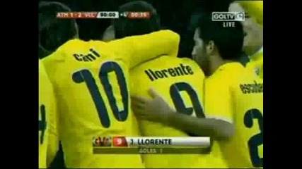 Atletico (madrid) 1:2 Villarreal