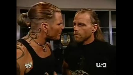Hbk and Jeff Hardy Backstage 