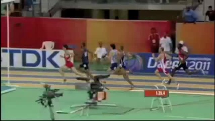 Doha 2010 semi 800m. Luis Alberto Marco 