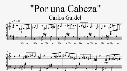 "Por una Cabeza" / Tango - Carlos Gardel (Piano Cover)