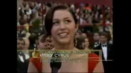 Miley Cyrus On 80th Oscars