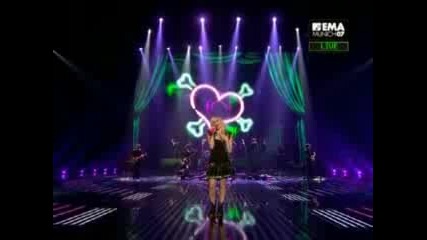 Avril Lavigne - Hot(live)mtv Ema 2007