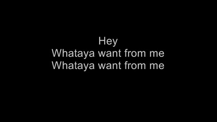 Adam Lambert- Whataya Want From Me (lyrics)