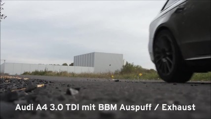 Audi A4 3.0 Tdi Sound Auspuff Exhaust by Bbm Motorsport