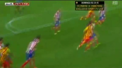 Атлетико Мадрид - Барселона 1:1, Неймар (66)