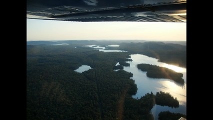Seaplane ride over the Adirondack - Old Forge -new York