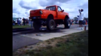 Big truck burnout