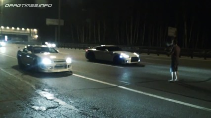 Улични състезания - Nissan Skyline Gt - R vs Corvette Zr1 