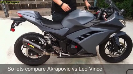Kawasaki Ninja 300 Akrapovic Exhaust