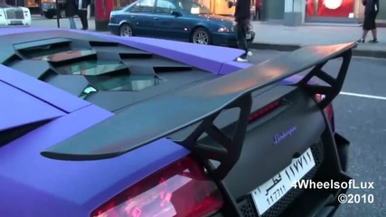 Purple Lamborghini Murcielago Lp670-4 Sv