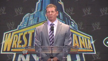 Vince Mcmahon kicks off the Wrestlemania 29 Press Conference
