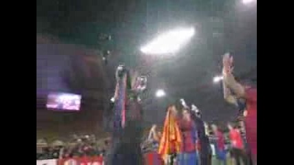 Barcelona Lifting the Champion League Throphy and Celebrating 2008 2009 - Video.flv