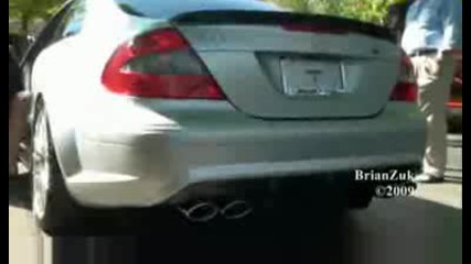 Mercedes Clk63 Amg Рев и ускорение