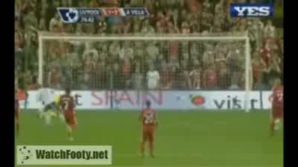 Ливърпул 1:3 Астън Вила [всички голове + Highlights] 24.08.2009