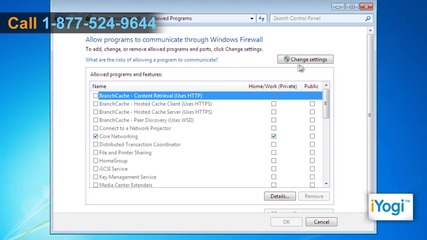 How to allow a program through firewall in Windows® 7?