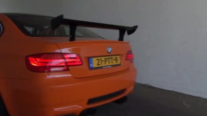 Bmw M3 Gts Akrapovic - Drifting & Burning Rubber! Loud Sound!