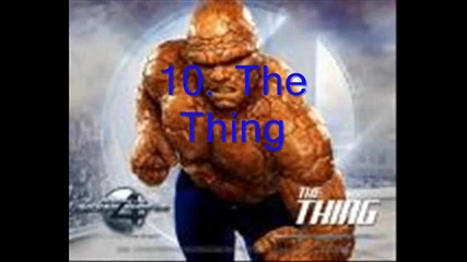 Top 20 Marvel Heroes!