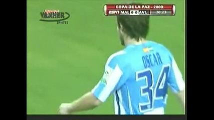 Малага - Астън Вила 1:0 (25.07.2009)