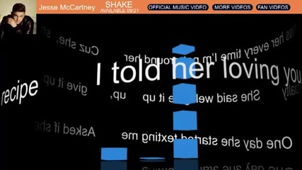 Jesse Mccartney - Shake + Lyrics