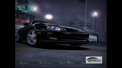 Need For Speed Carbon Toyota Supra Tuning