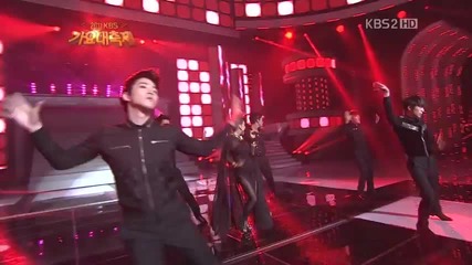 Uhm Junghwa & 2pm - Eyes @ Kbs Gayo Daejun (30.12.2011)