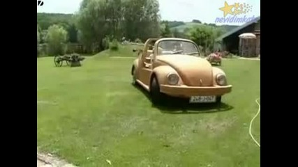 Автомобил Направен От Дърво!!! 