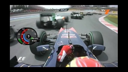 Стартът на Ф1 Испания 2010