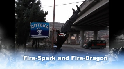 Fire-spark and Fire-dragon{winter Freerun}