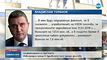Извънредно заседание в НЗОК заради просрочени задължения