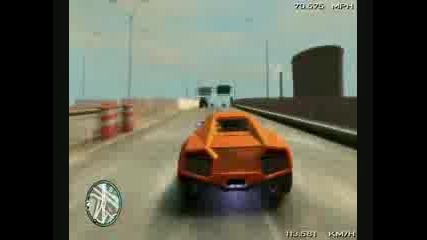Gta 4 Lamborghini - Speed test