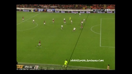 Ronaldinho Pass Inzaghi Gol vs Torino