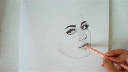 Като жива !! Рисуват Miley Cyrus