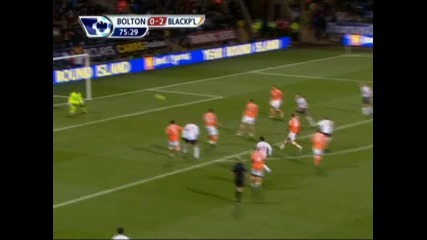 Bolton - Blackpool 2:2 гол на Мартин Петров