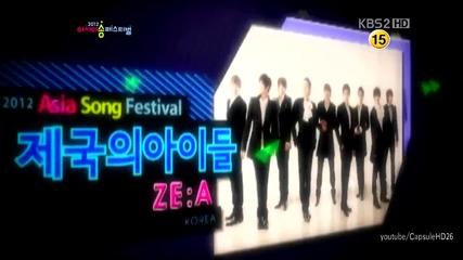 (hd) Ze:a - Aftermath ~ 2012 Asia Song Festival (24.08.2012)