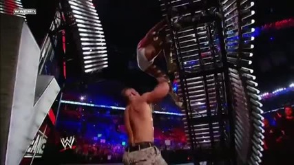 John Cena drops Alberto Del Rio on a Table