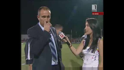 Стоилов След срамното 0 - 4 с Б А Т Е