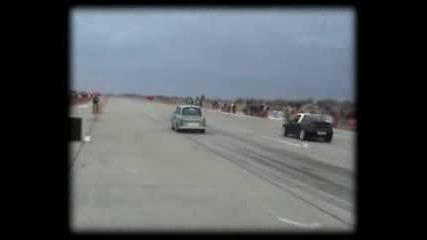 Trabant 1.4 Vs. Opel Tigra Drag Race