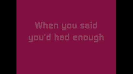 Nickelback - Shouldve Listened Lyrics 