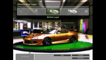 Nfsu2 Tunning na Toyota supra