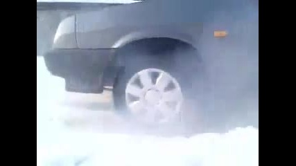 Lada Samara Burnout