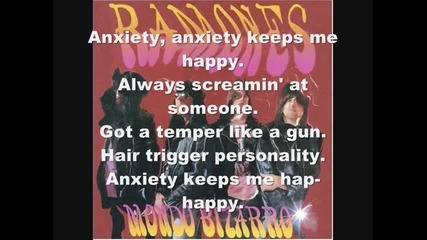 Ramones - Anxiety ( en lyrics ) 