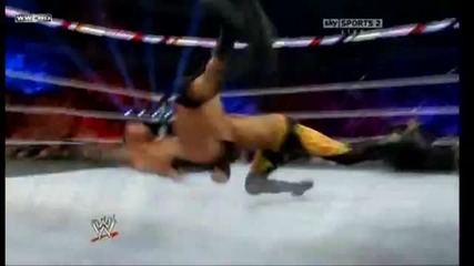 Christian reverses Randy Orton's Punt Kick into the Spear