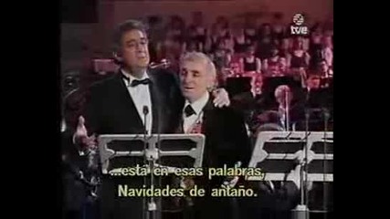 Placido Domingo and Charles Aznavour - Noel dautrefois