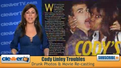 cody linley drunk photos loses starstruck movie role 