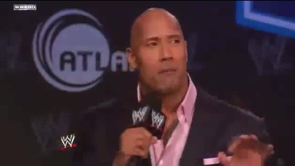 Wwe Wrestlemania 27 Press Conference The Rock