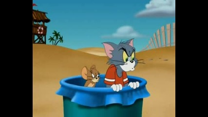 Tom and Jerry Tales 107 Octo Suave - Beach Bully Bingo - Treasure Map Scrap [ms]